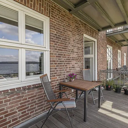 Apartament Fewo1846 - Meerfreiraum - Elegante 2-zimmer-wohnung Mit Balkon Und Meerblick Flensburg